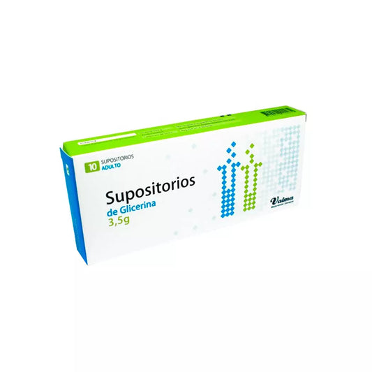 Supositorio de Glicerina 3.5 G 10 Unidades