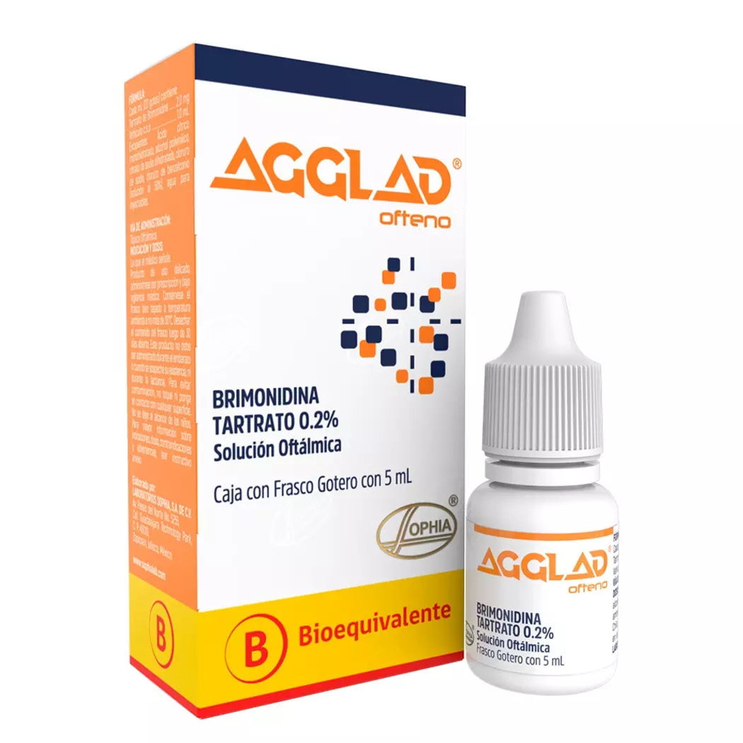 Agglad Brimonidina 0.2% x 5 ML