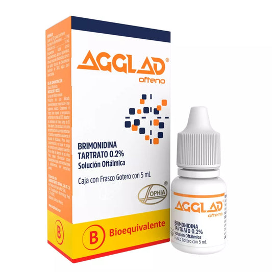 Agglad Brimonidina 0.2% x 5 ML