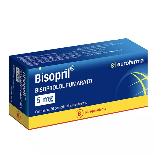 Bisopril Bisoprolol Fumarato 5 MG x 30 Comprimidos
