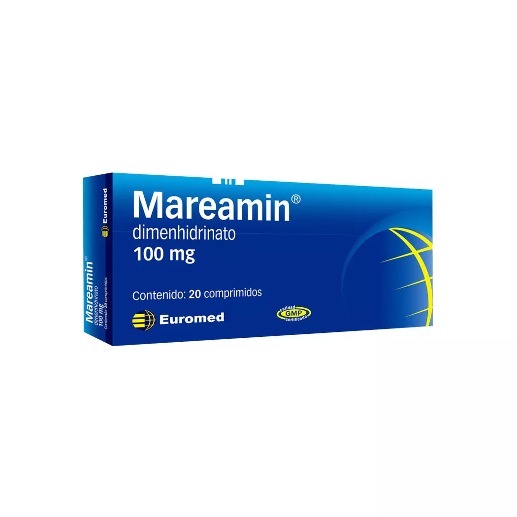 Mareamin Dimenhidrato 100 MG x 20 Comprimidos