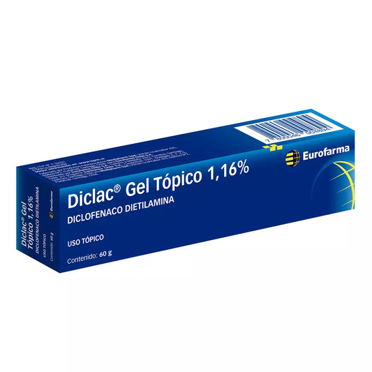 Diclac Diclofenaco Gel 1.16% 60 G