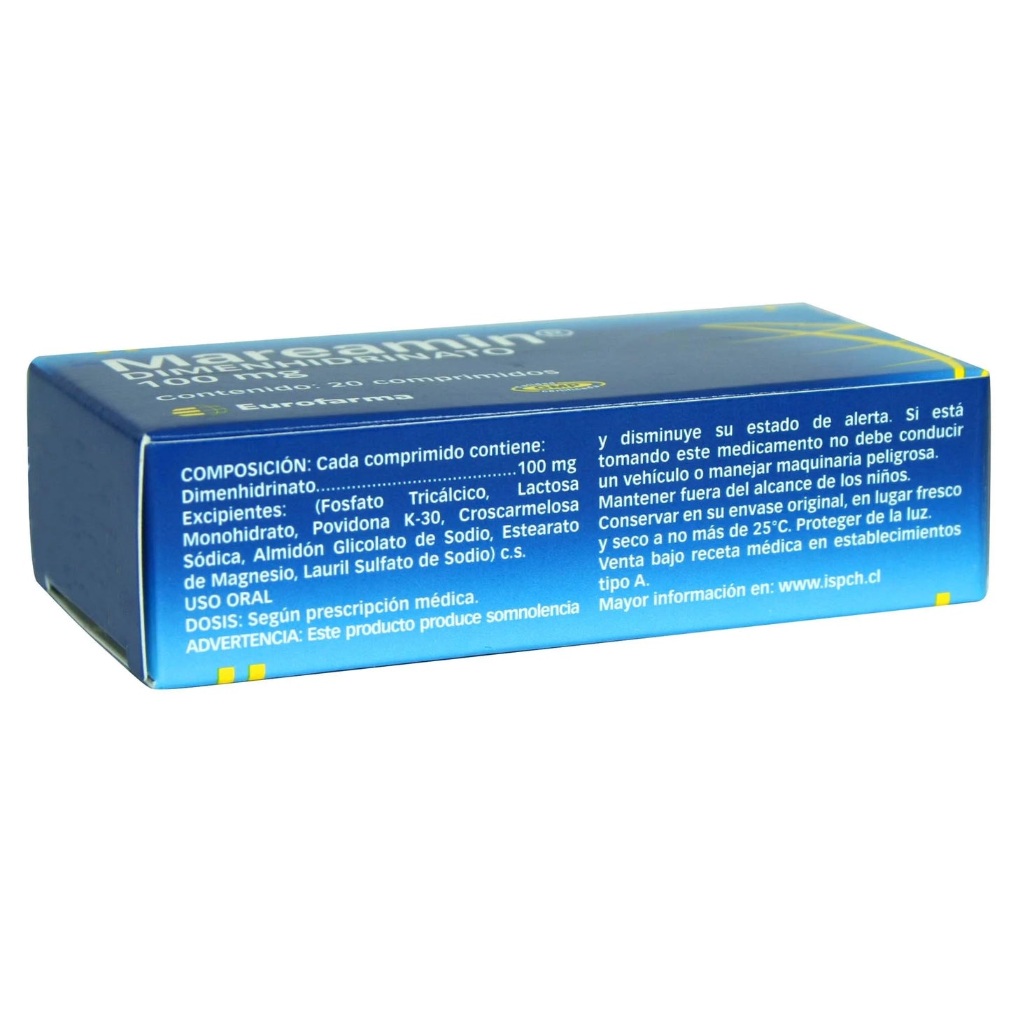 Mareamin Dimenhidrato 100 MG x 20 Comprimidos