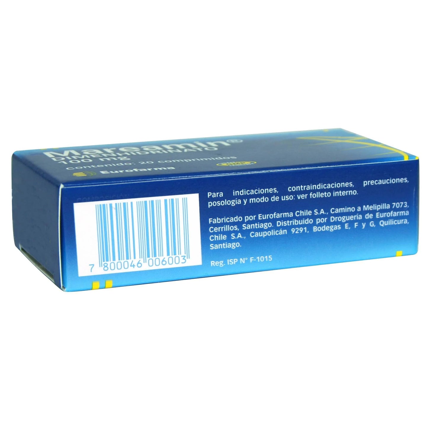 Mareamin Dimenhidrato 100 MG x 20 Comprimidos