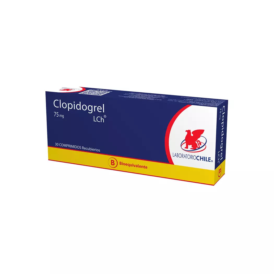 Clopidogrel 75 MG x 30 Comprimidos Recubiertos