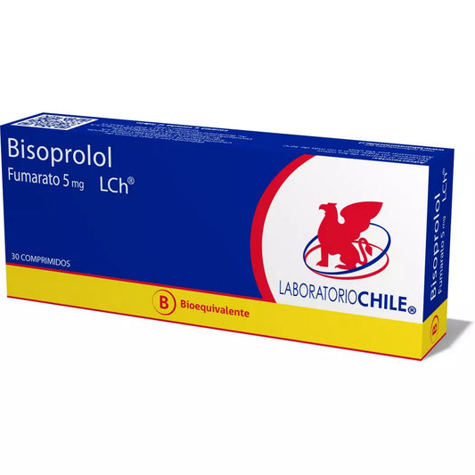 Bisoprolol Fumarato 5 MG x 30 Comprimidos