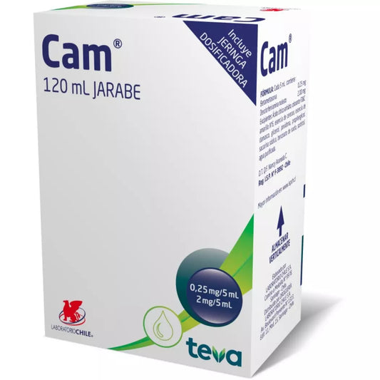 Cam Betametasona 0.25 MG / Dexclorfeniramina Maleato 2 MG / 5 ML 120 ML