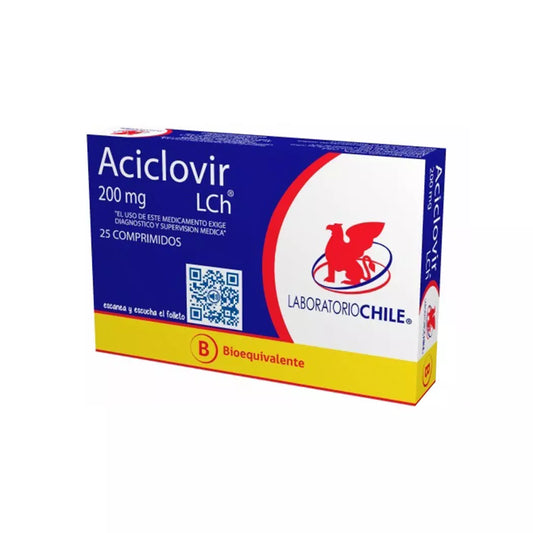 Aciclovir 200 MG X 25 Comprimidos