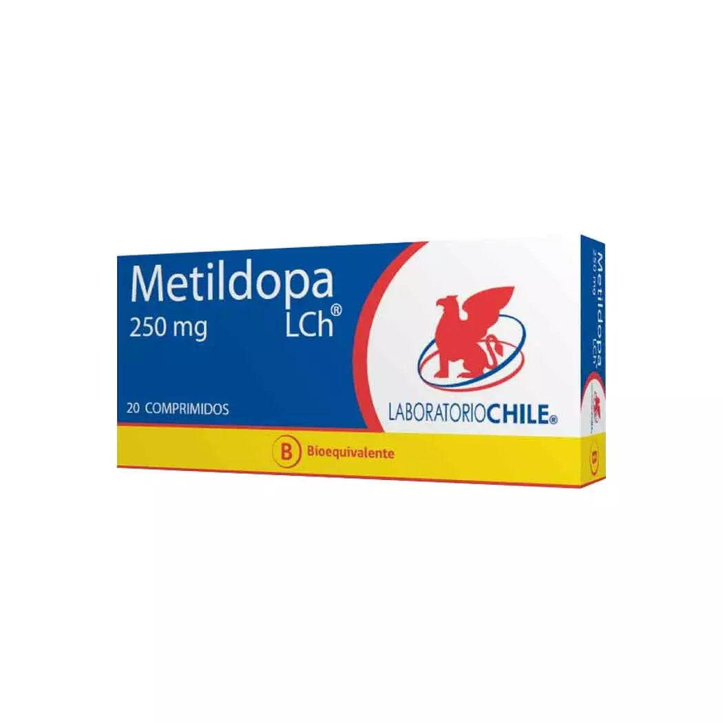 Metildopa 250 MG x 20 Comprimidos Laboratorio de Chile