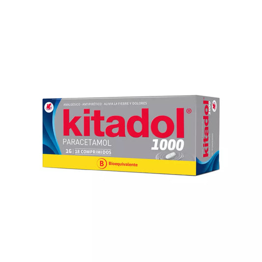 Kitadol Paracetamol 1 G x 18 Comprimidos