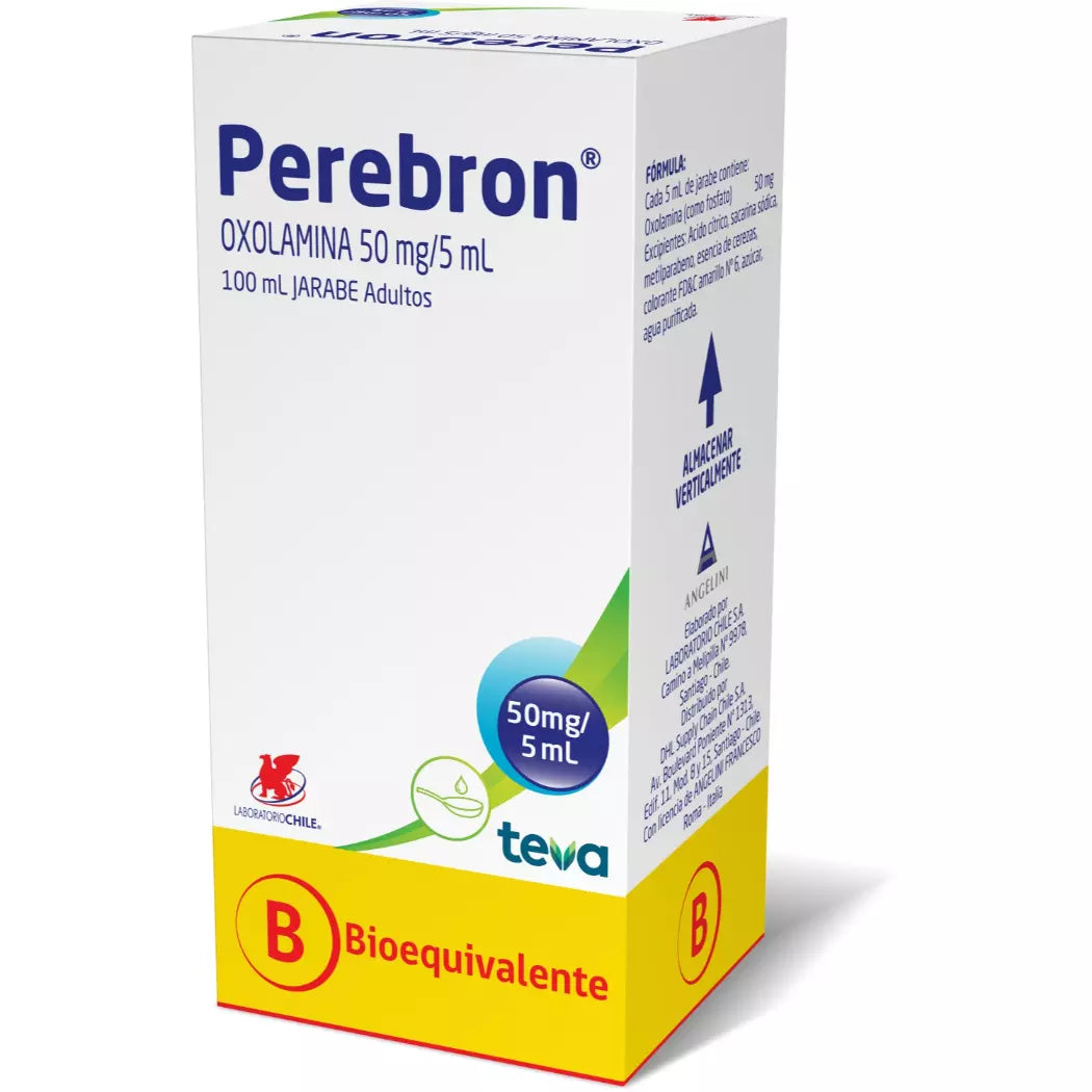 Perebron Adulto Oxolamina 50 MG / 5 ML Teva 100 ML