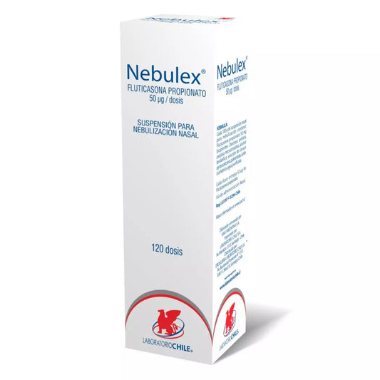 Nebulex Fluticasona 50mcg Solución Nasal 120 Dosis