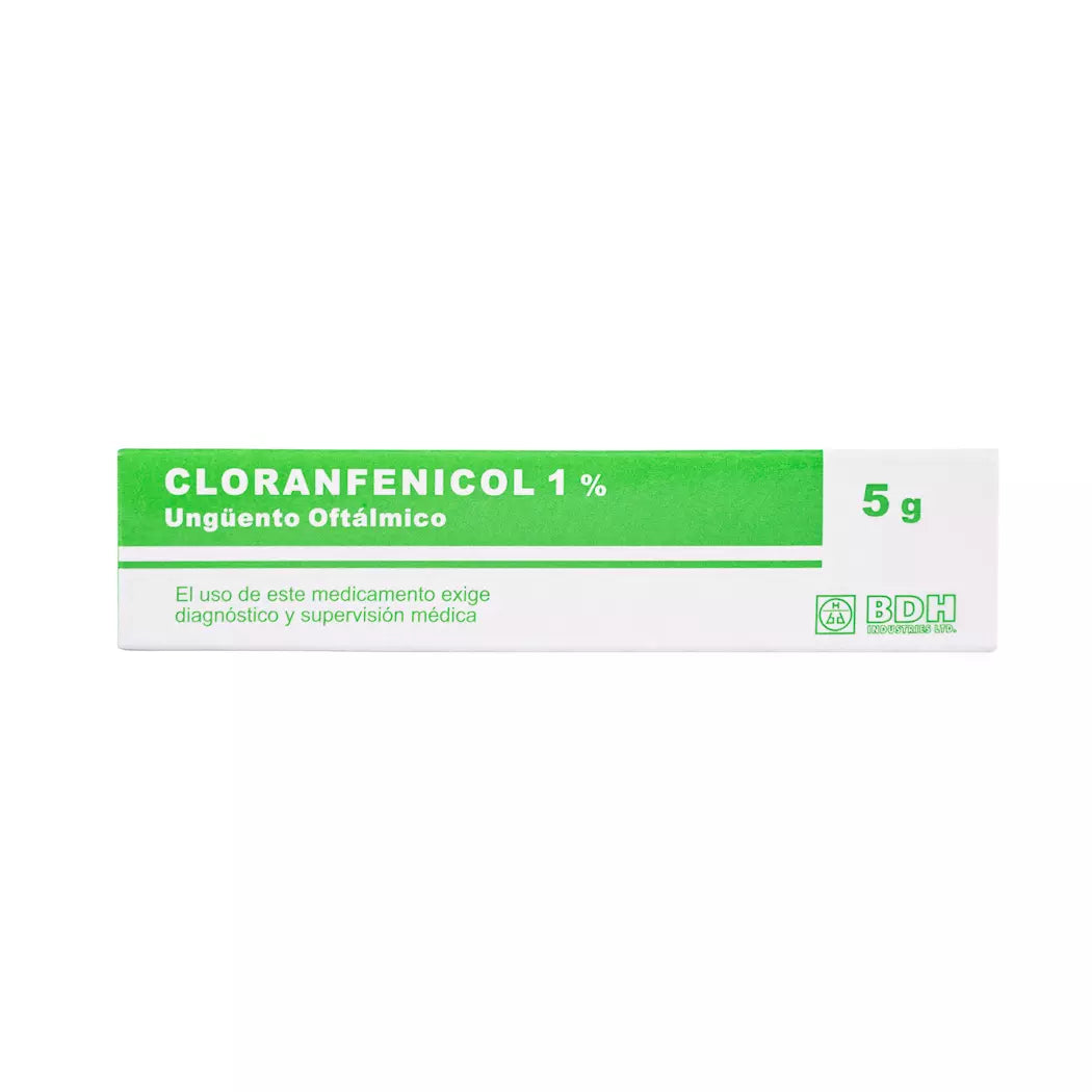 Cloranfenicol 1% Ungüento Oftálmico 5 G BDH