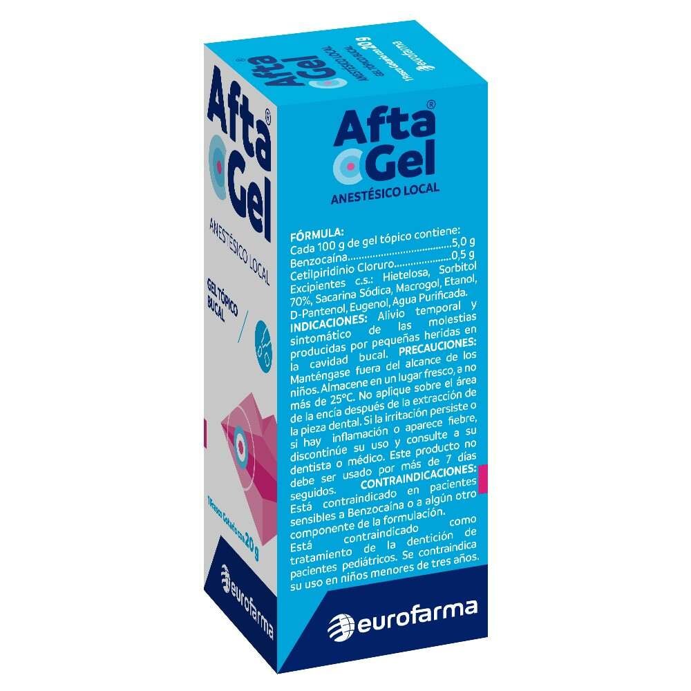 Afta Gel Analgésico Local Bucal 20 MG