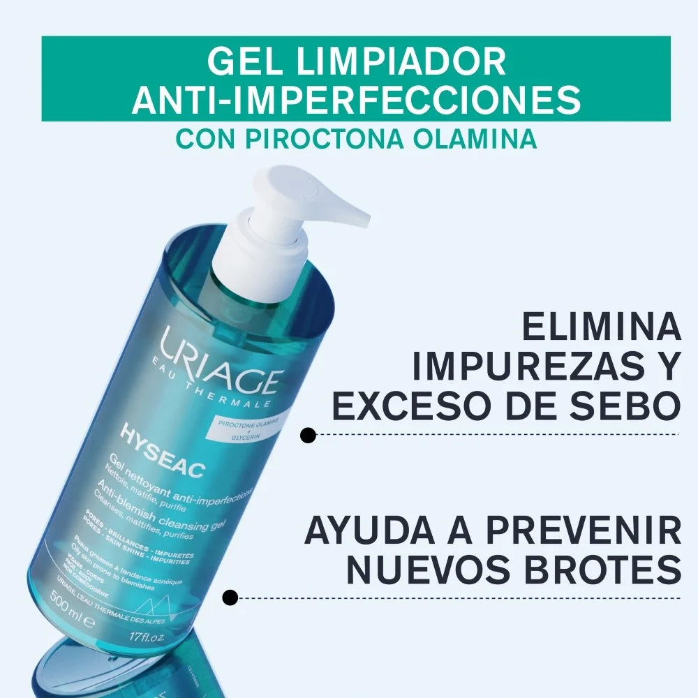 Gel Limpiador Purificante Hyséac 500ML