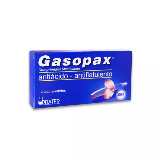 Gasopax Antiácido x 8 Comprimidos Masticables