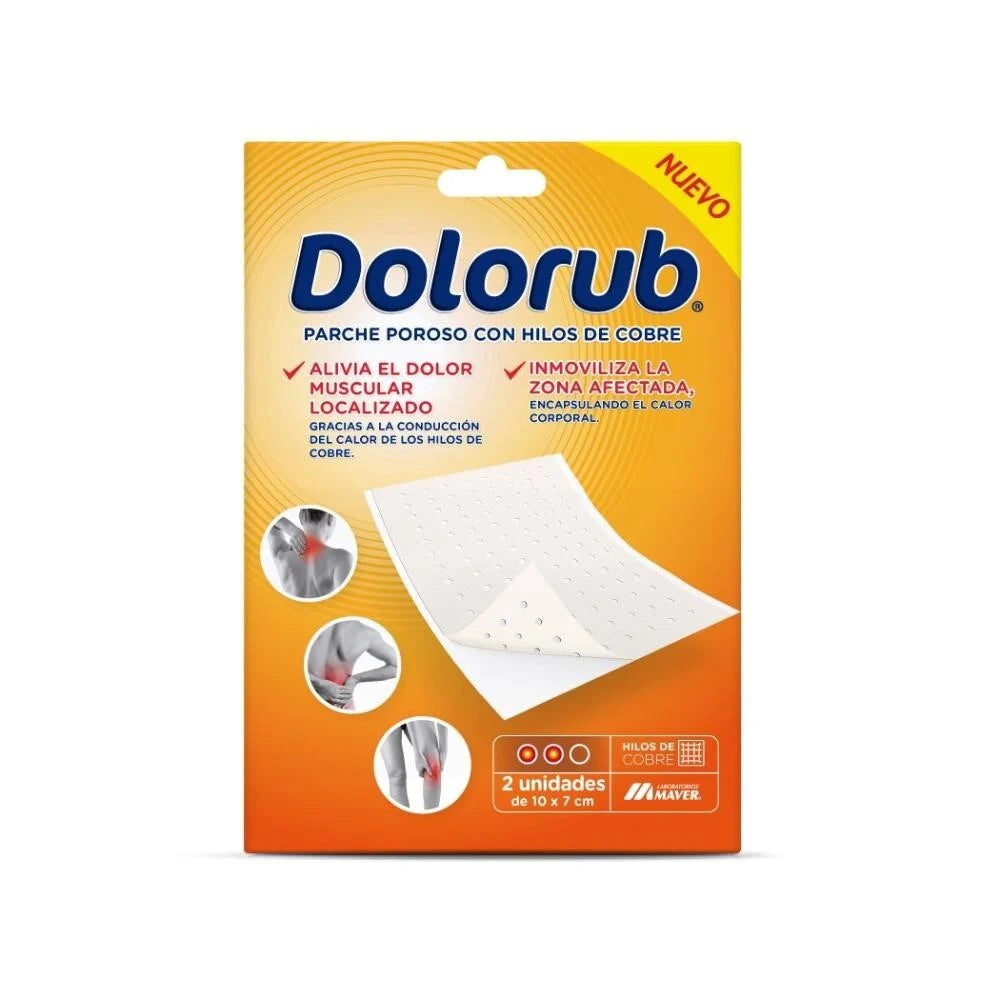 Dolorub Parche De Cobre x 2