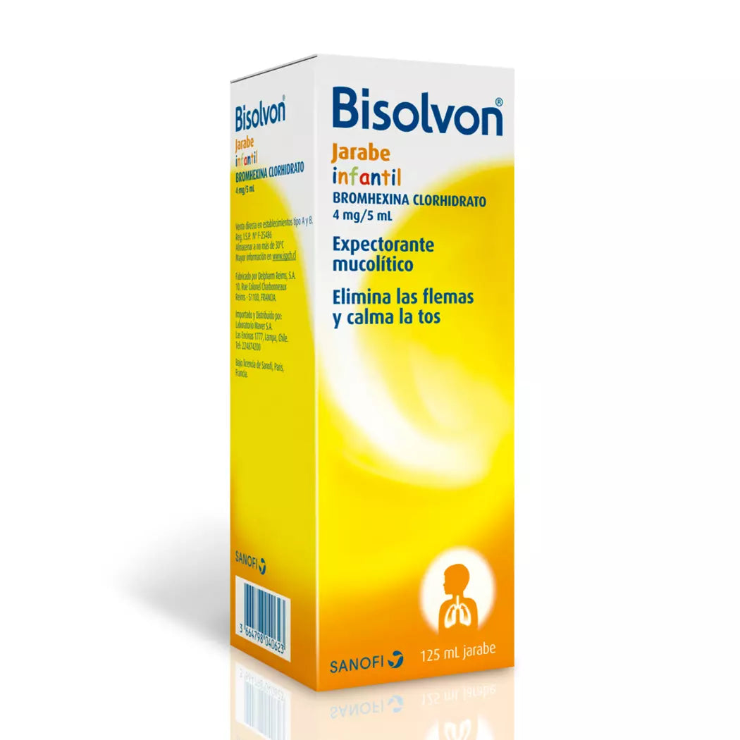 Bisolvon Infantil Bromhexina Clorhidrato 4 MG / 5 ML 125 ML