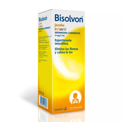 Bisolvon Infantil Bromhexina Clorhidrato 4 MG / 5 ML 125 ML