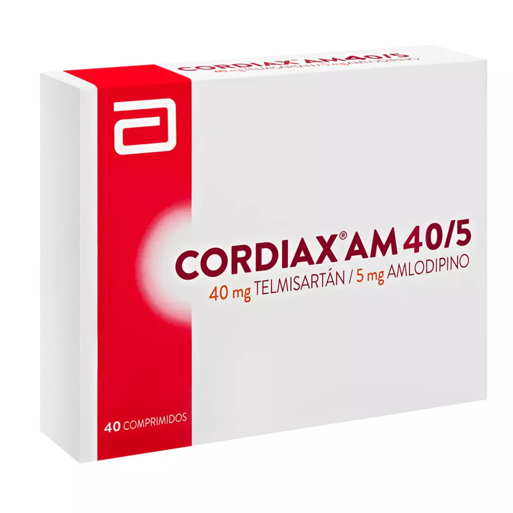 Cordiax AM Telmisartan / Amlodipino 40/5 x 40 Comprimidos