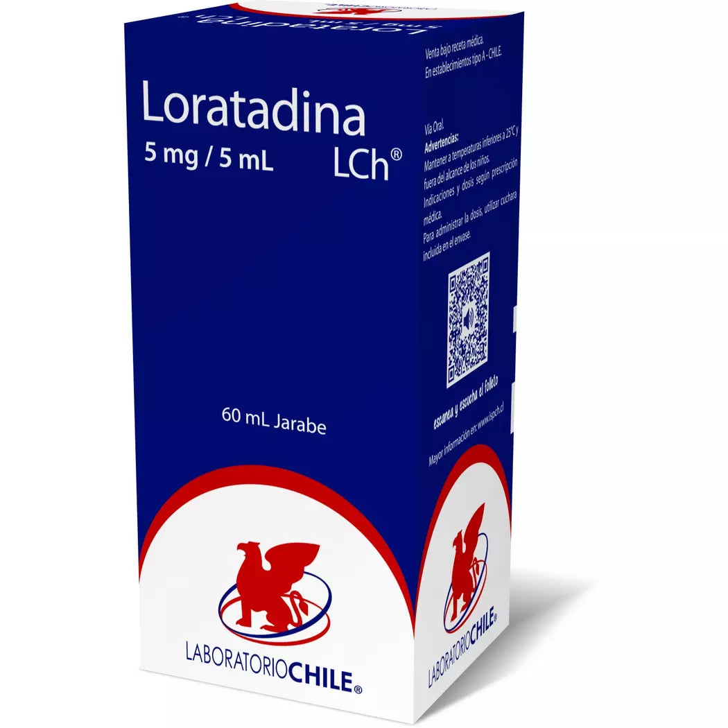 Loratadina 5 MG / 5 ML Jarabe 60 ML