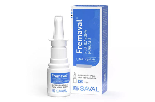 Fremaval Fluticasona 27.5 MCG Suspensión Nasal x 120 Dosis