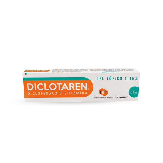 Diclotaren Diclofenaco Gel Tópico 1.16% 30 G