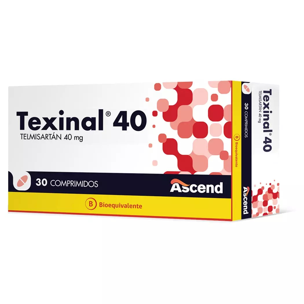 Texinal 40 MG Telmisartan x 30 Comprimidos