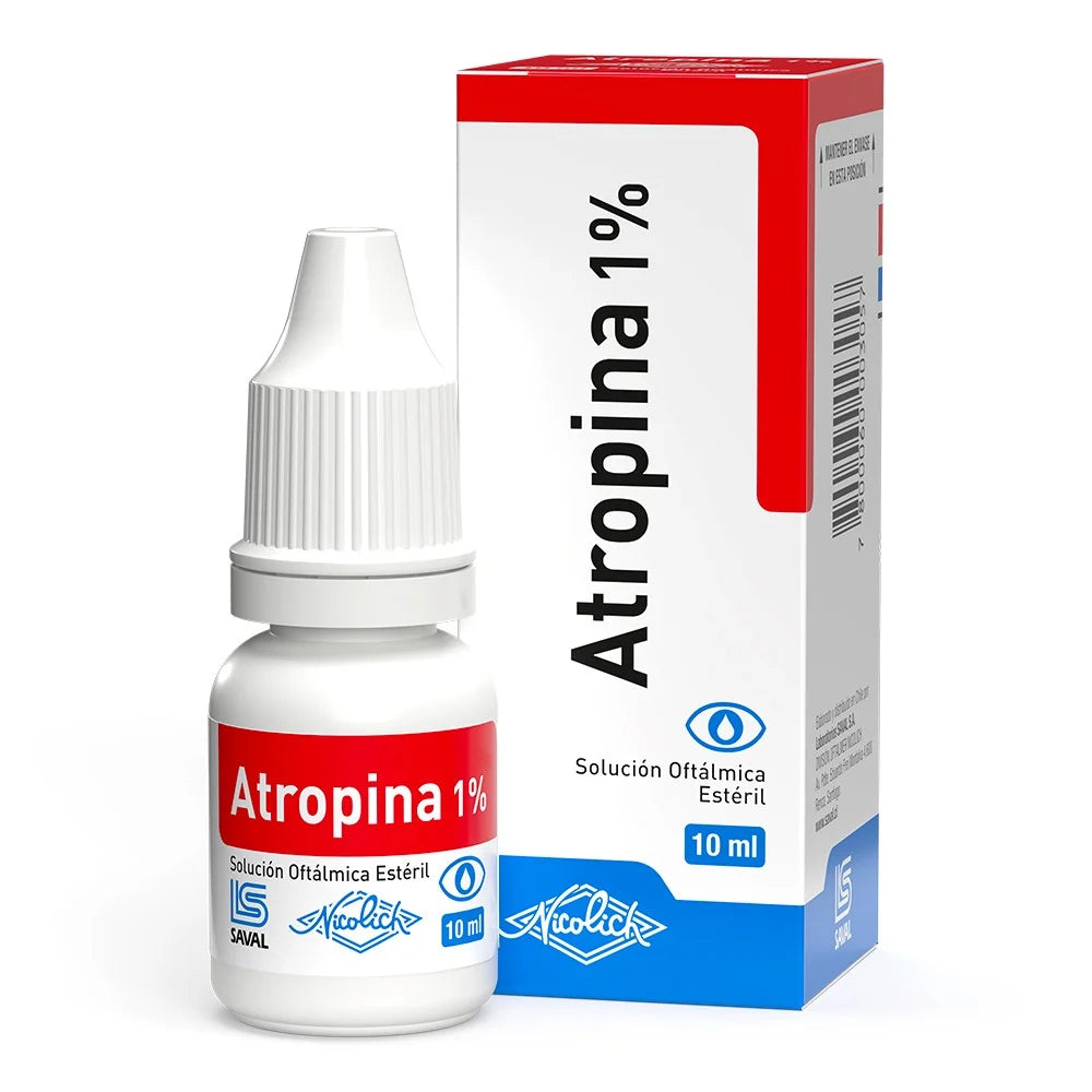 Atropina 1% Solución Oftálmica x 10 ML Saval