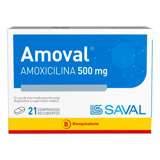 Amoval Amoxicilina 500 MG