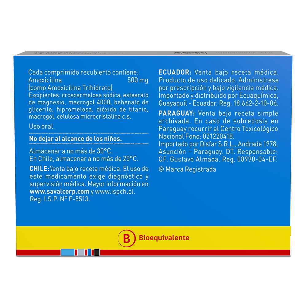 Amoval Amoxicilina 500 MG