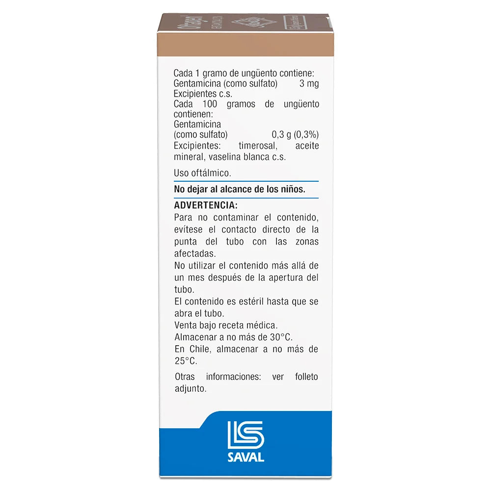 Oftagen Ungüento Gentamicina 0.3% 3.5 G