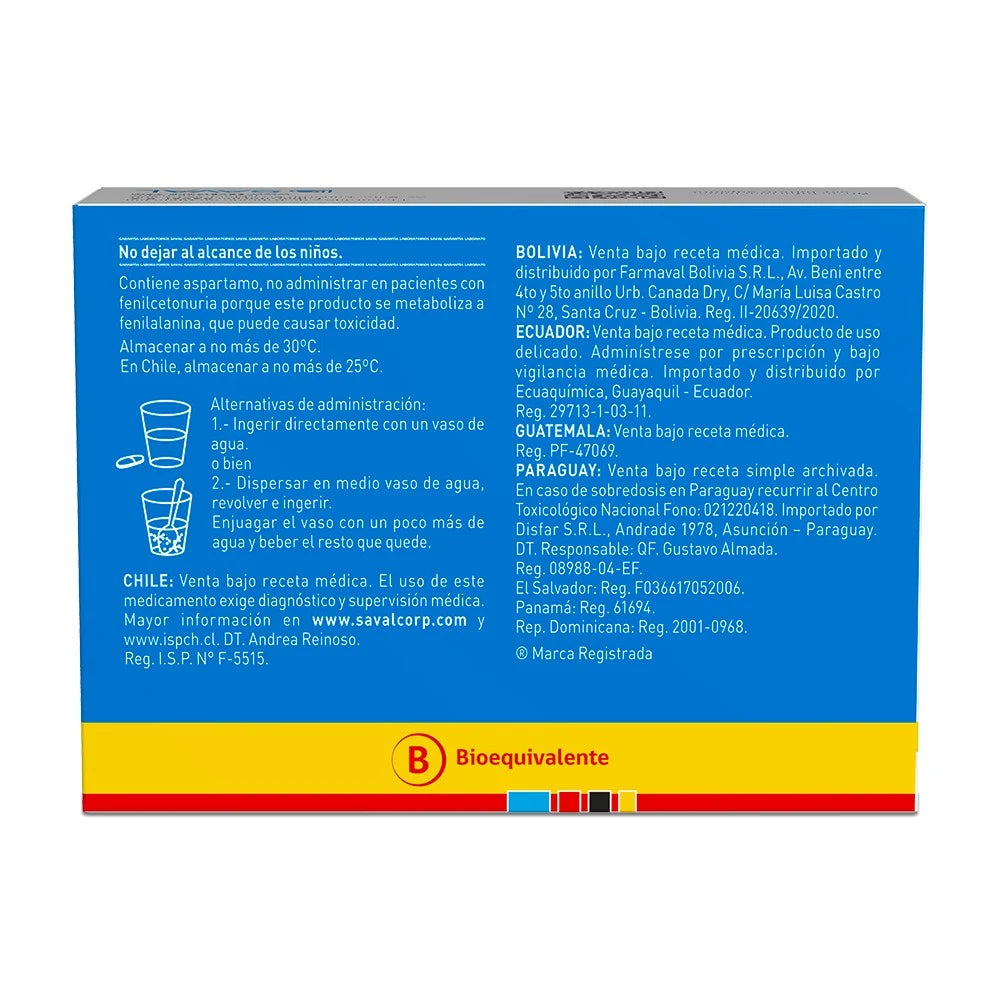 Amoval 1 G Amoxicilina x 14 Comprimidos
