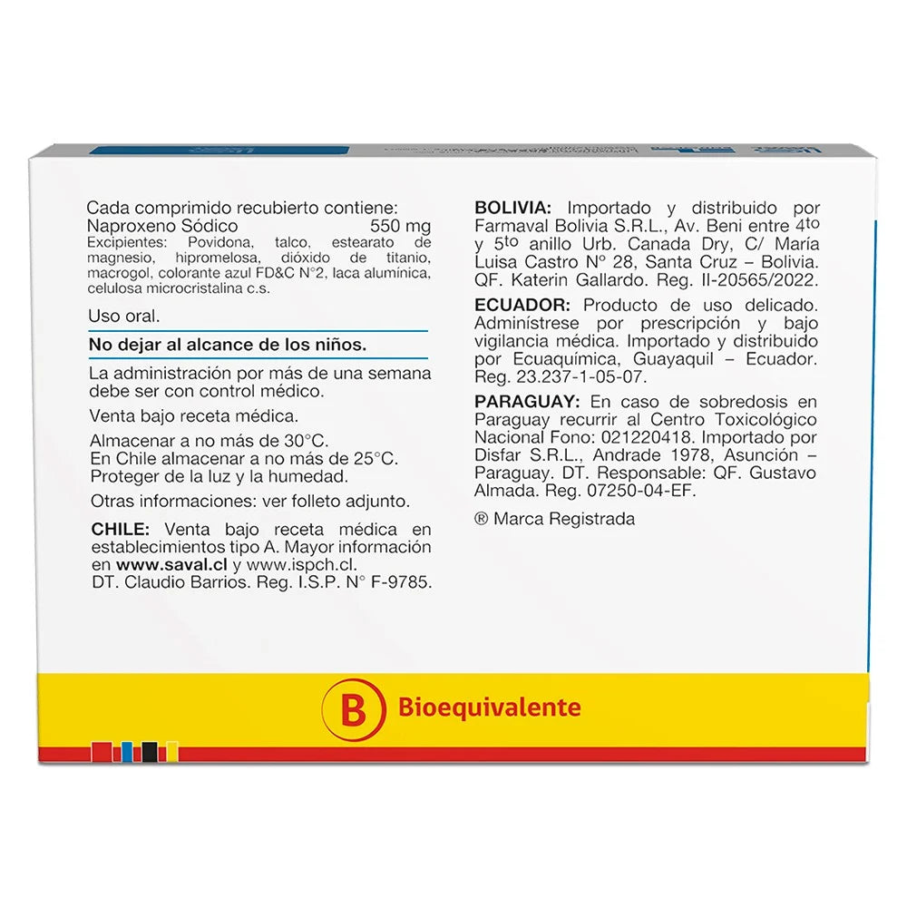 Eurogesic Naproxeno 550 MG x 10 Comprimidos