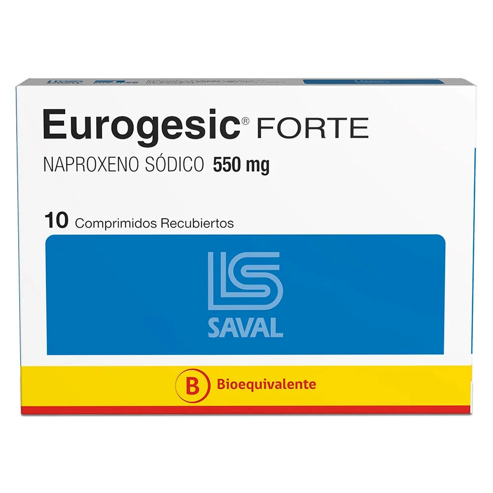 Eurogesic Naproxeno 550 MG x 10 Comprimidos
