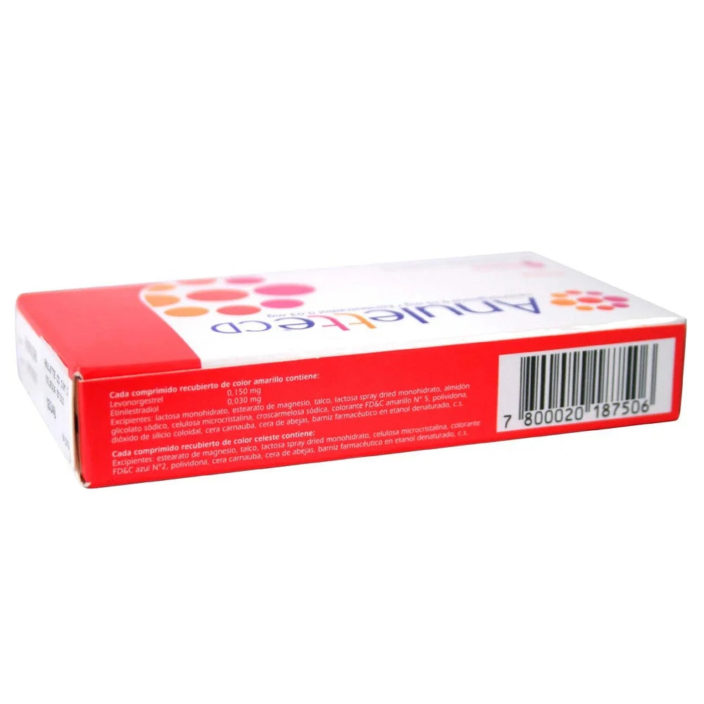 Anulette CD Levonorgestrel 0.15 / Etinilestradiol 0.03 MG x 28