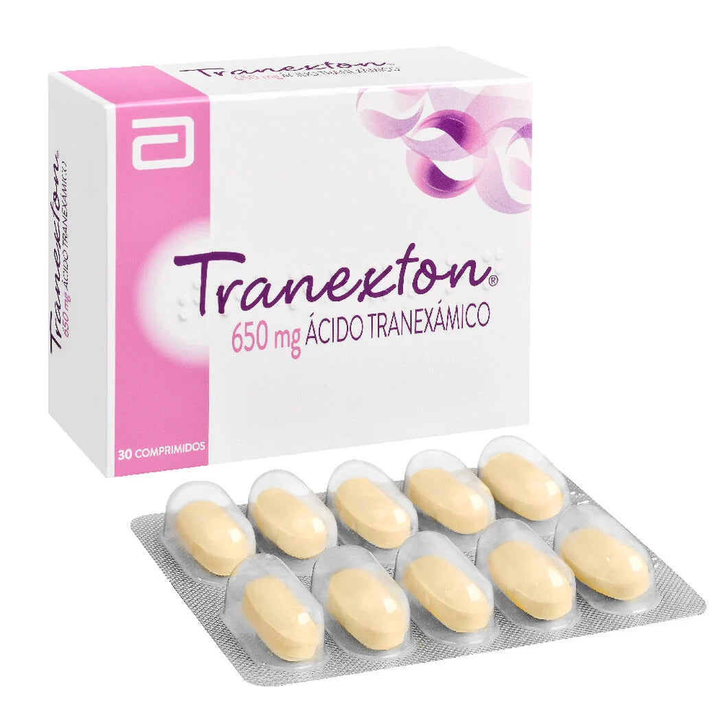 Tranexton Ácido Tranexámico 650 MG x 30 Comprimidos
