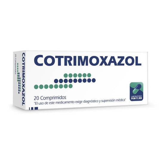 Cotrimoxazol Sulfametoxazol / Trimetoprima x 20 Comprimidos Mintlab