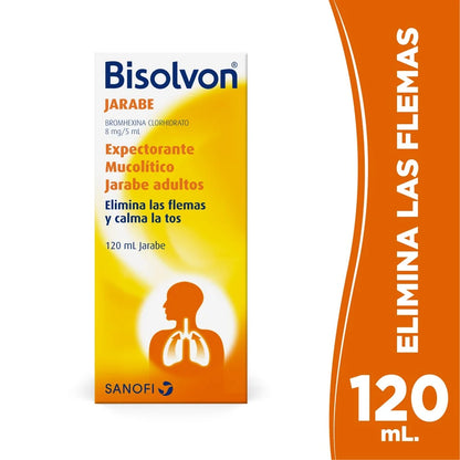 Bisolvon Adulto Bromhexina Clorhidrato 8 MG / 5 ML 125 ML