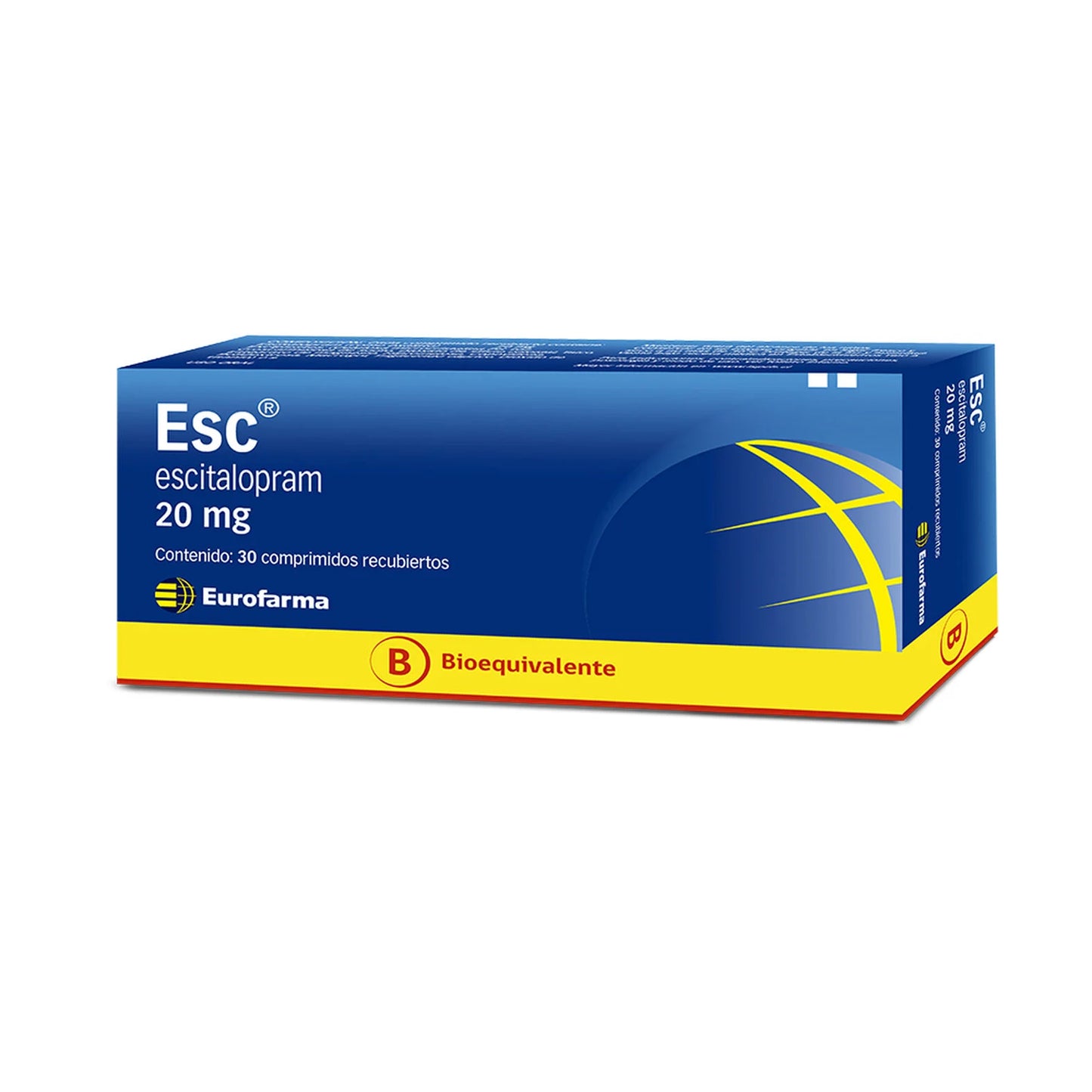 Esc Escitalopram 20 MG x 30 Comprimidos