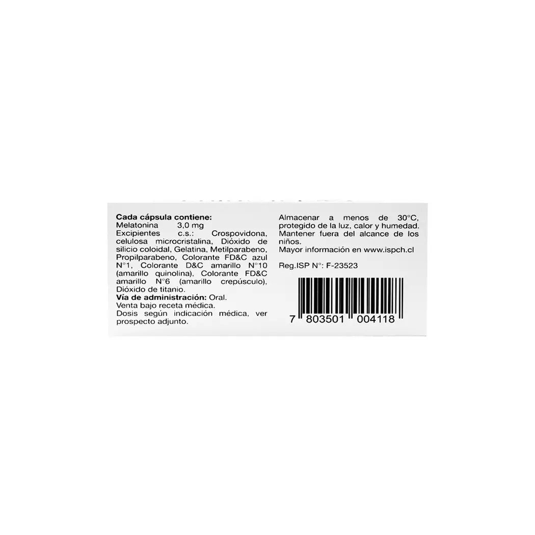 Melatonina Arama 3 MG x 30 Cápsulas