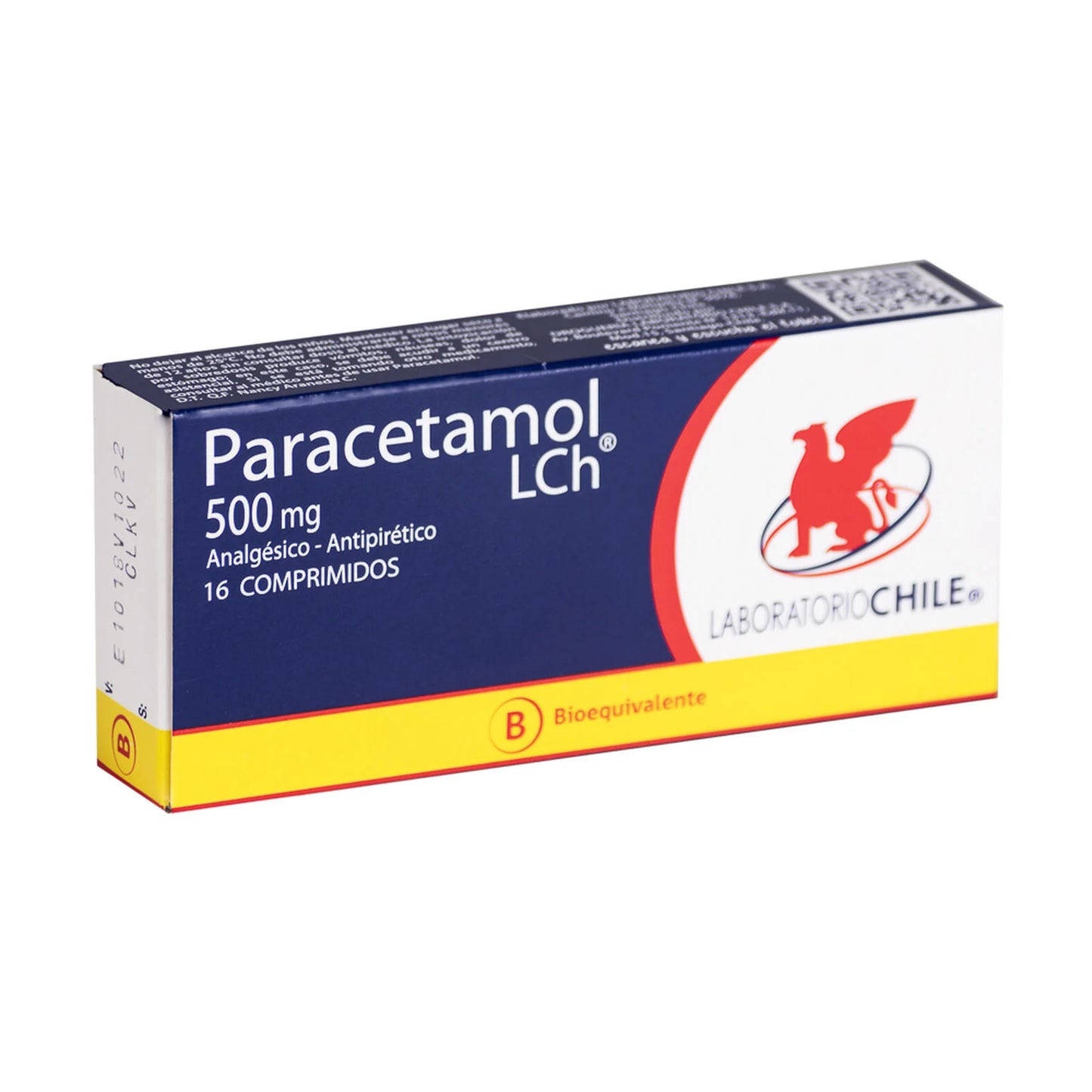 Paracetamol 500 MG x 16 Comprimidos Chile