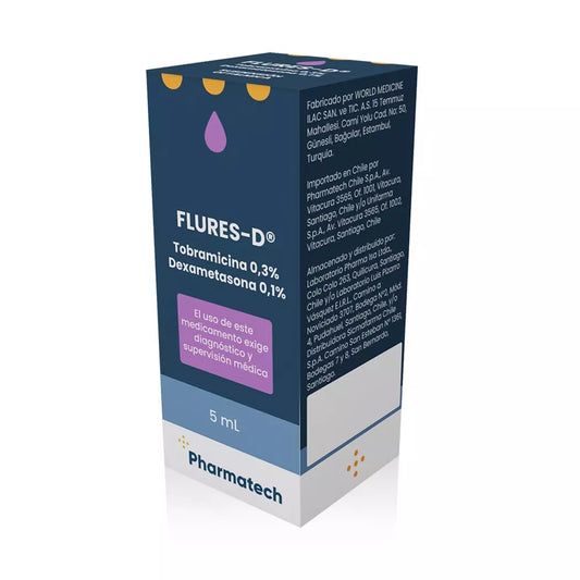 Flures D Tobramicina 0.3% / Dexametasona 0.1% 5 ML