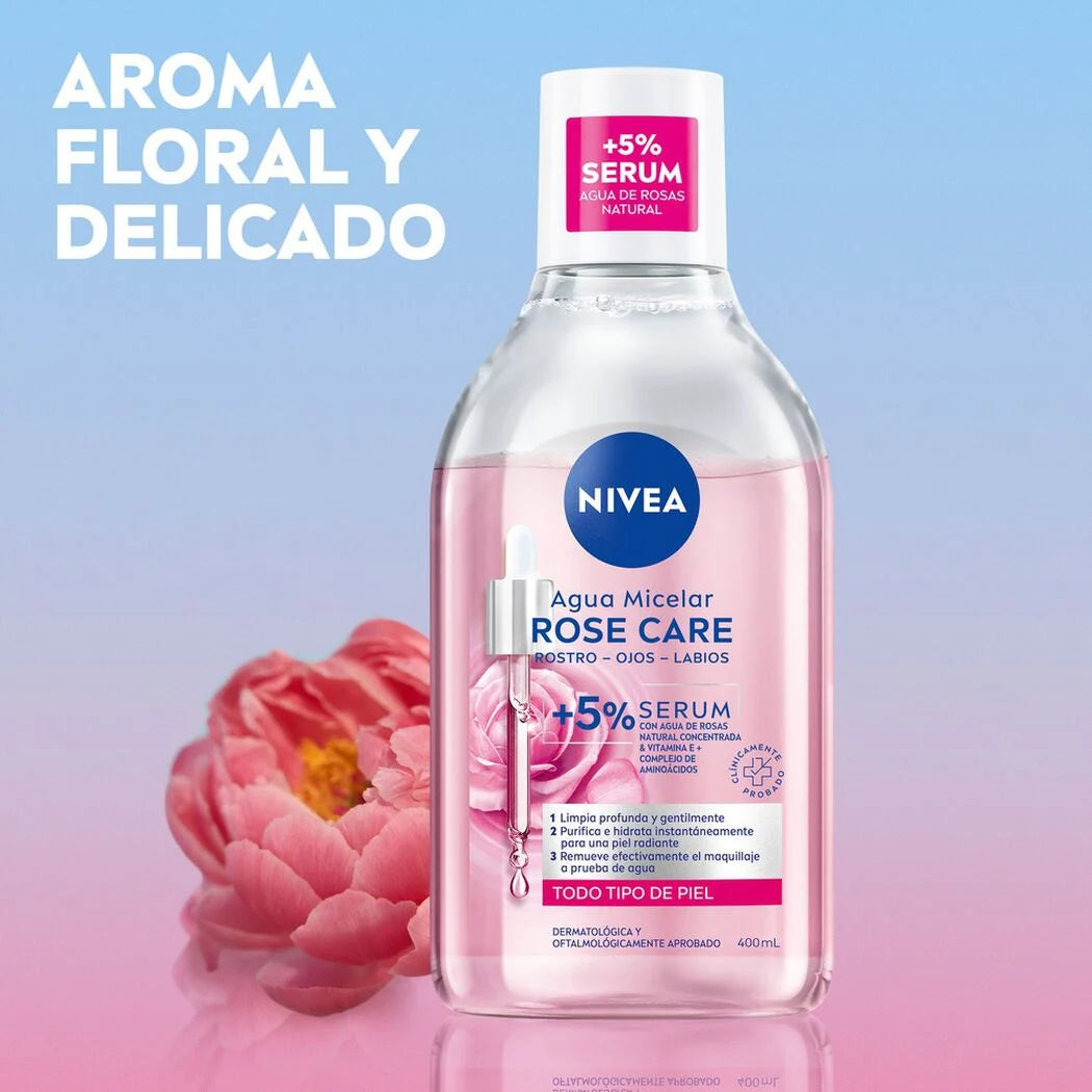 Agua Micelar Nivea agua de rosas