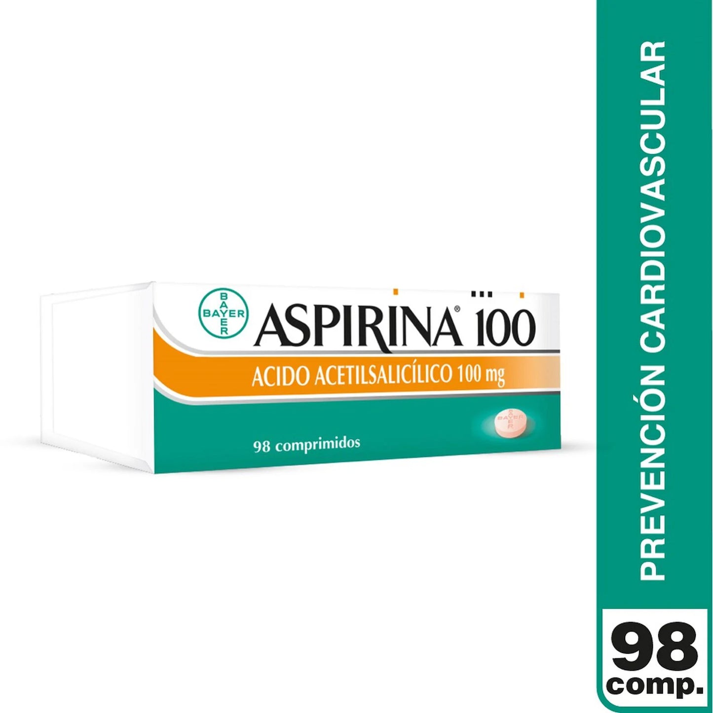 Aspirina 100 MG x 98 Comprimidos