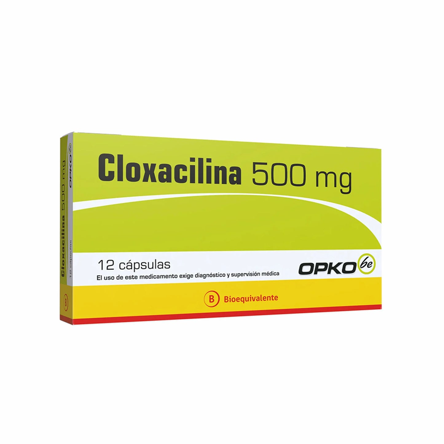 Cloxacilina 500 MG x 12 Cápsulas Opko