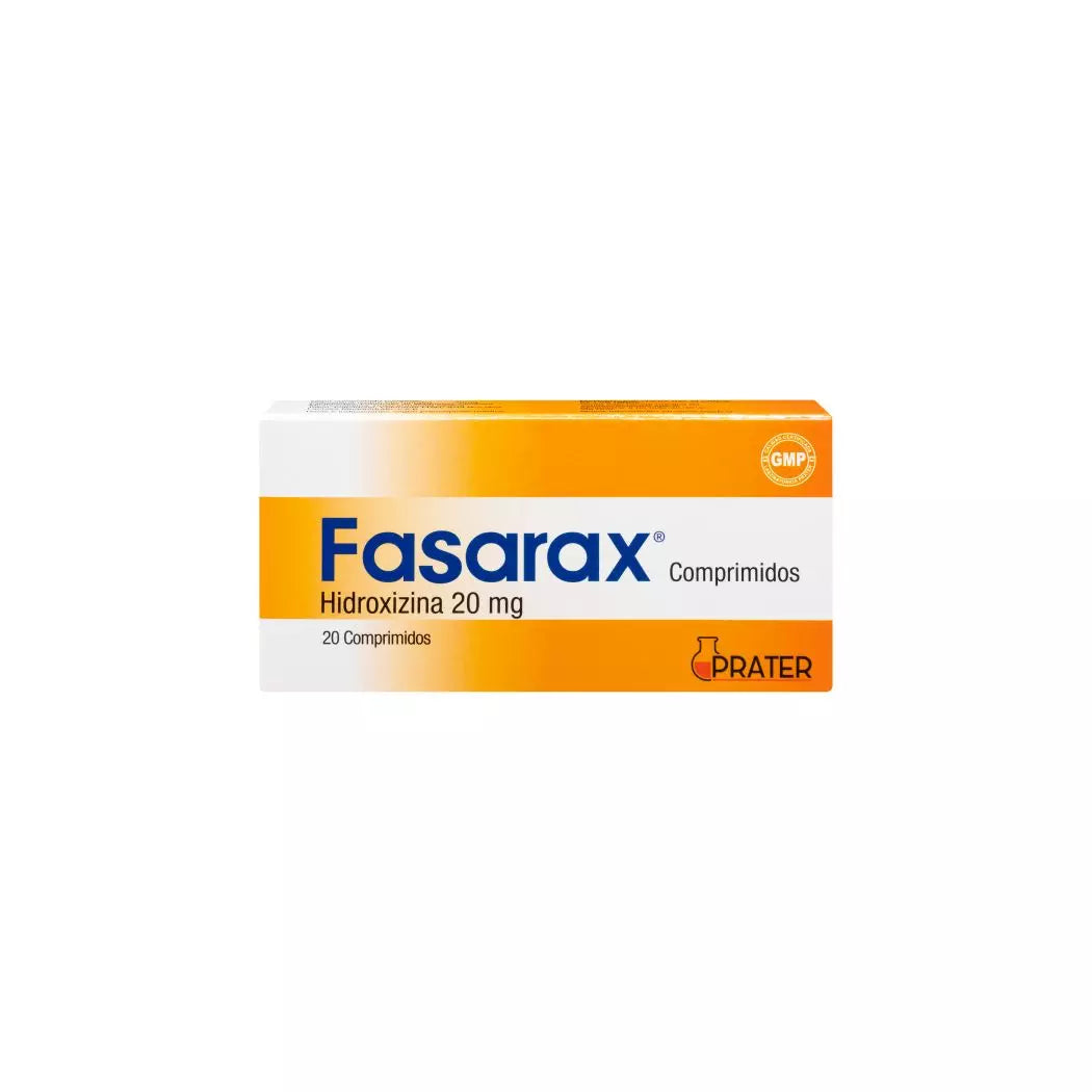Fasarax Hidroxizina 20 MG x 20 Comprimidos