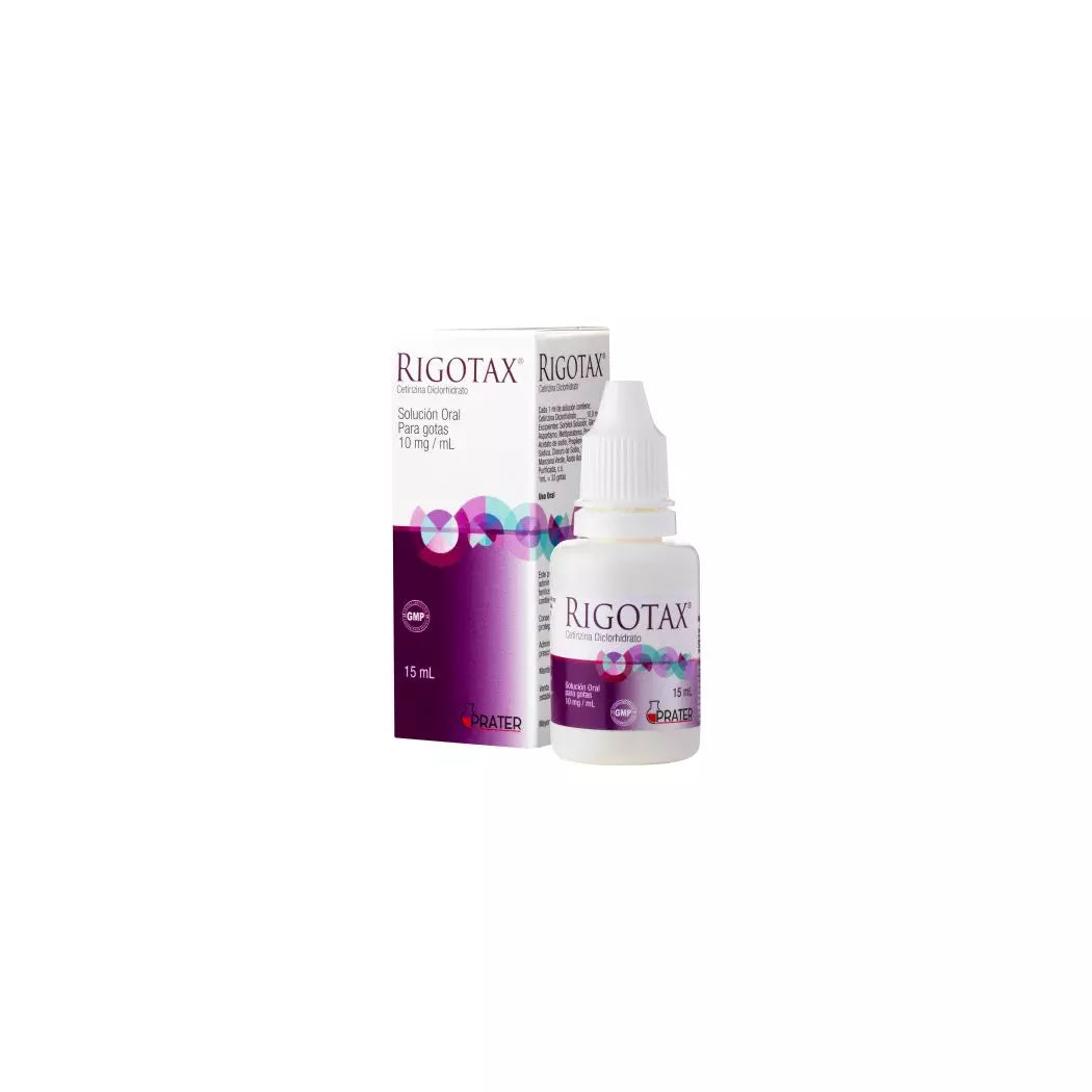 Rigotax Gotas Cetirizina Diclorhidrato 10 MG / ML x 15 ML