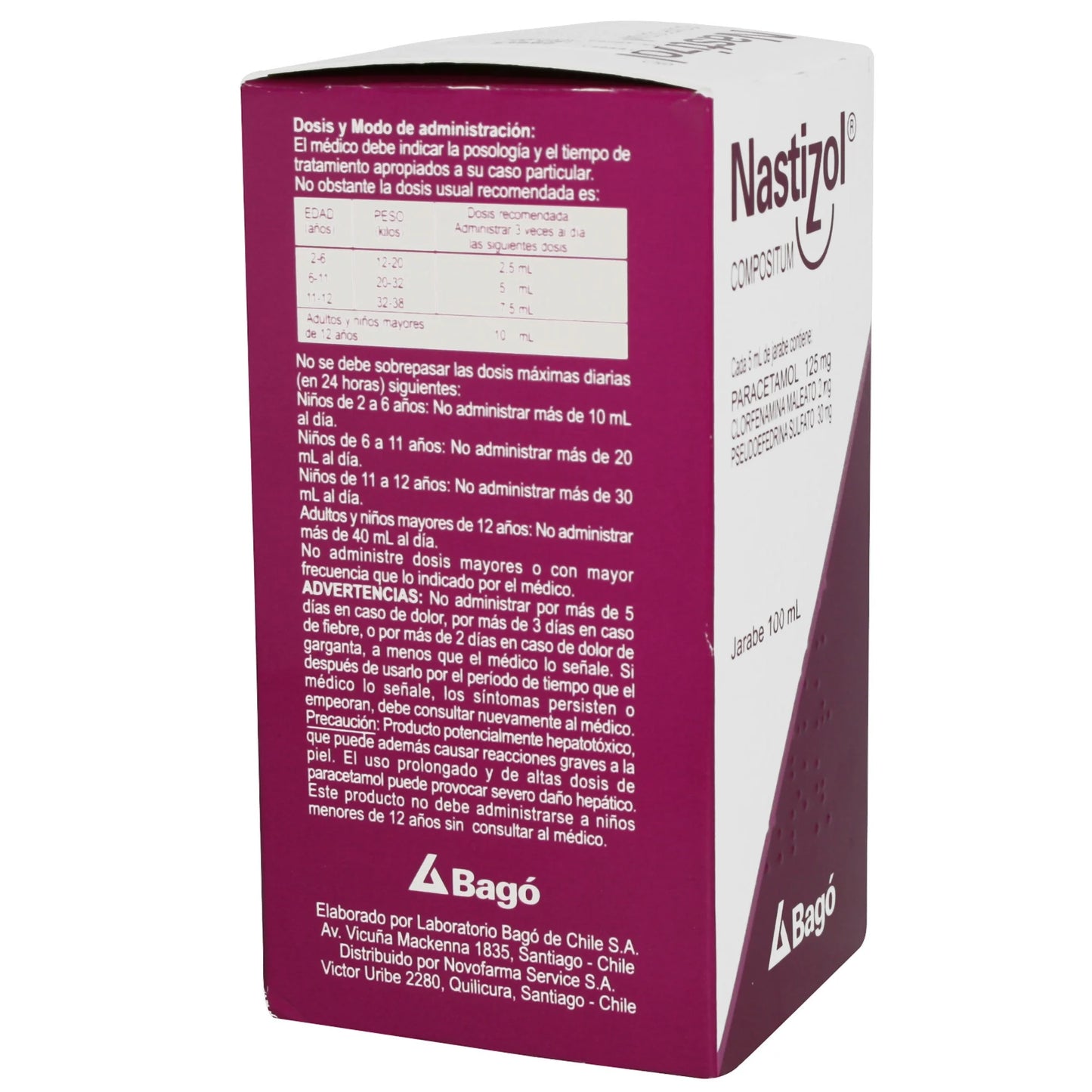 Nastizol Compuesto Jarabe 100 ML