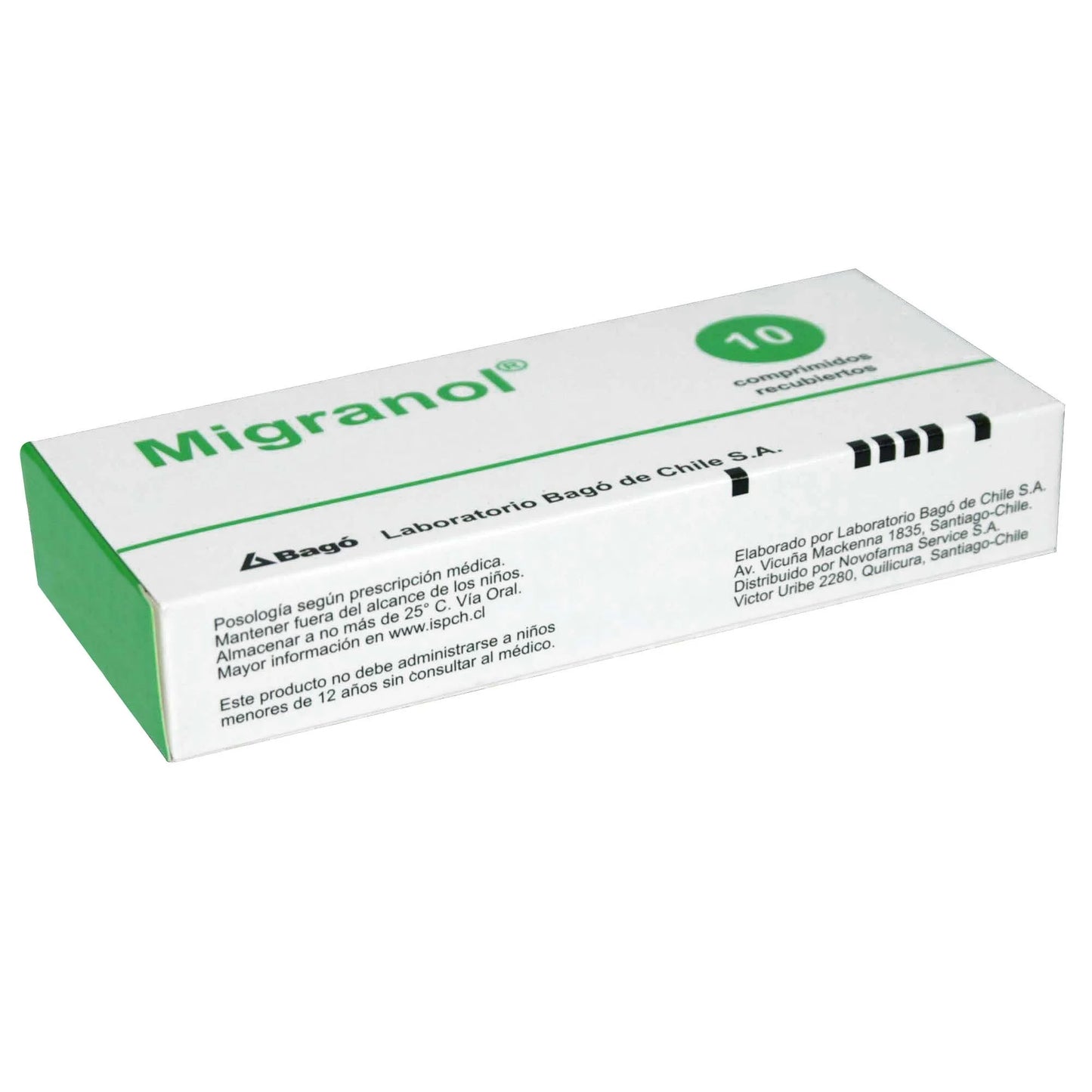 Migranol Metamizol 300 mg x 10 Comprimidos